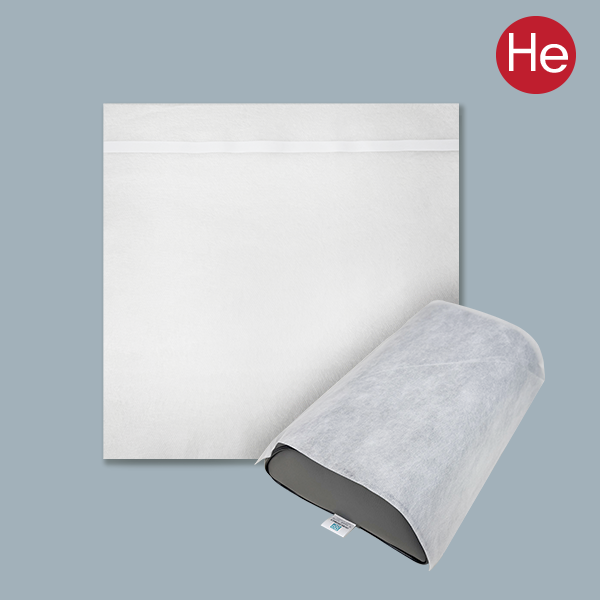 H 일회용 베개커버 위생시트 부직포 100매 접착식 베개커버 30x30cm